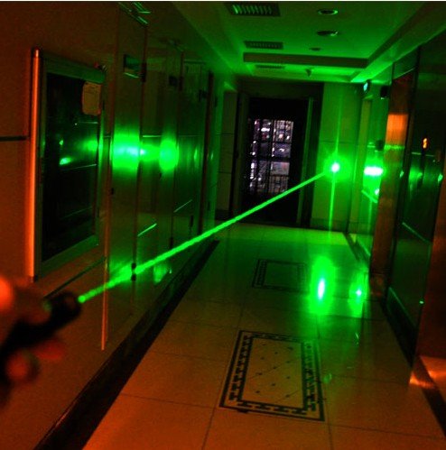 Laserpointer Stift grün 200mW mit 