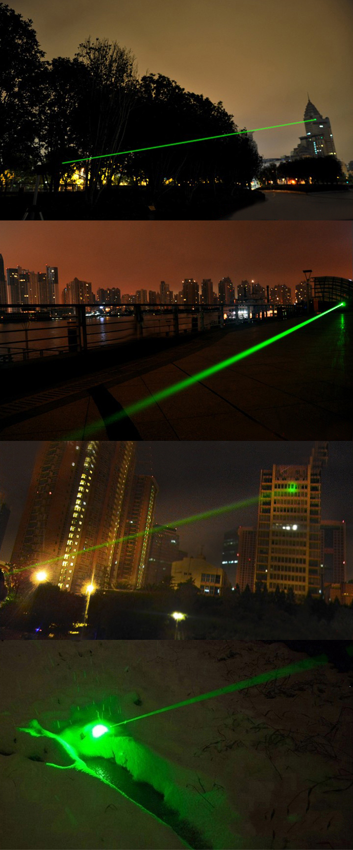 professionelle Laserpointer 10000mW Grün wasserdicht