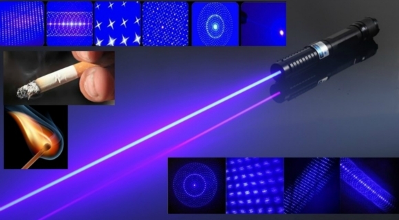 StÃ¤rkster Laserpointer Blau mit 10000mW 