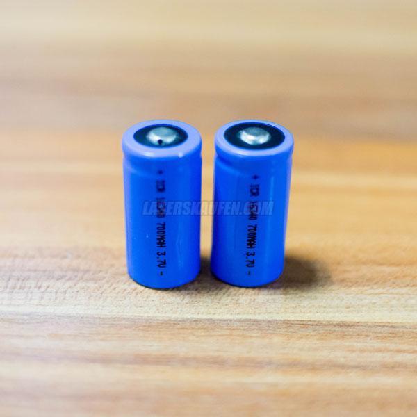 Neue große Kapazität Lithium-Batterie 16340 3.7V