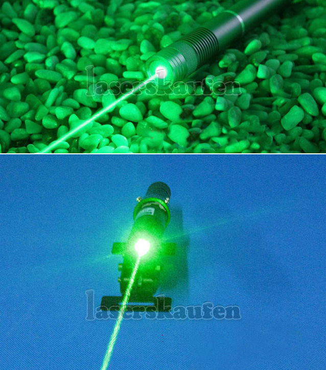 Starker Laserpointer 2000mW Grün wasserdicht