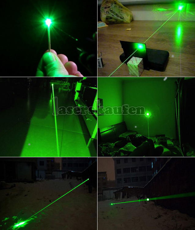 Hohe Leistung Laserpointer Grün fokussierbar