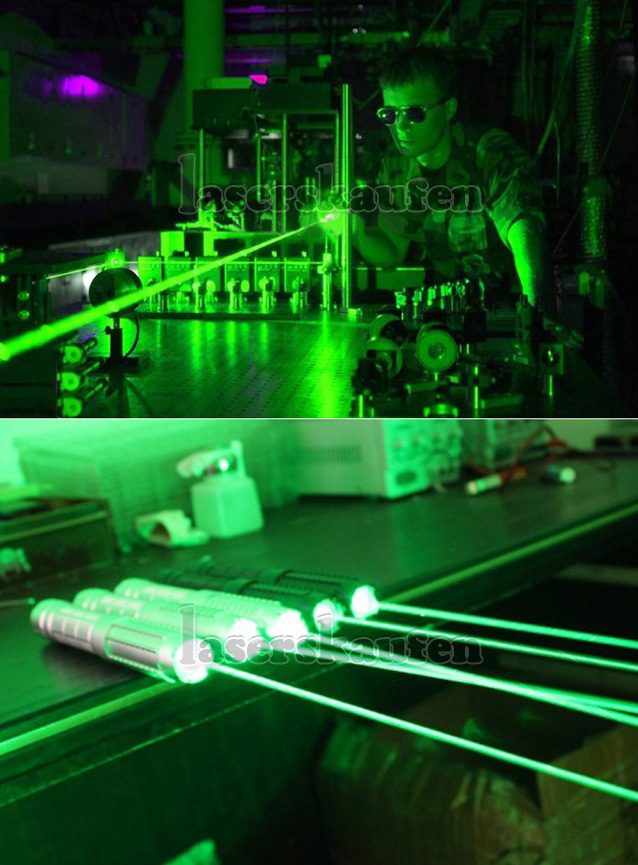 Laserpointer Grün 5000mW militär Klasse 4