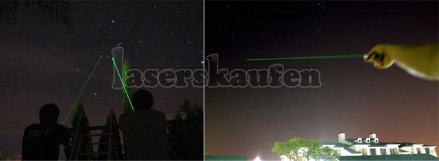 Laserpointer sternenhimmel