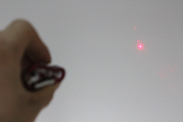 Mini Laserpointer mit LED