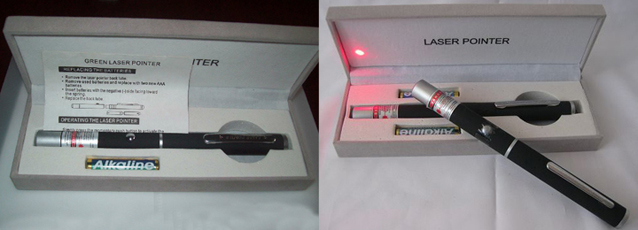 Laserpointer Rot 10mW mit Akku