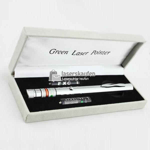Laserpointer Stift 200mW grün mit Sterne zeigen