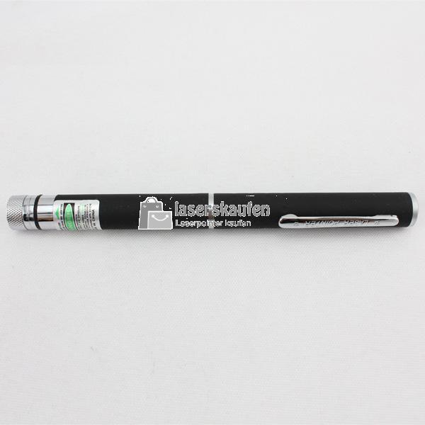 Billige Laserpointer Stift grün 5mW mit Aufsatz Sterne