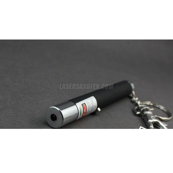 Mini Laserpointer 5mW mit Schlüsselanhänger Grün hochwertig