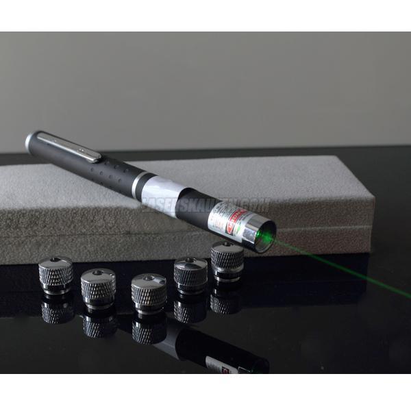 Laserpointer grün 50mW 532nm günstig 5-in-1 Sterne zeigen