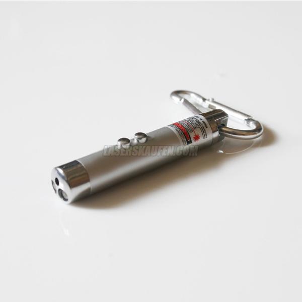 Mini Laserpointer mehrfarbig 5mW billig mit Schlüsselanhänger