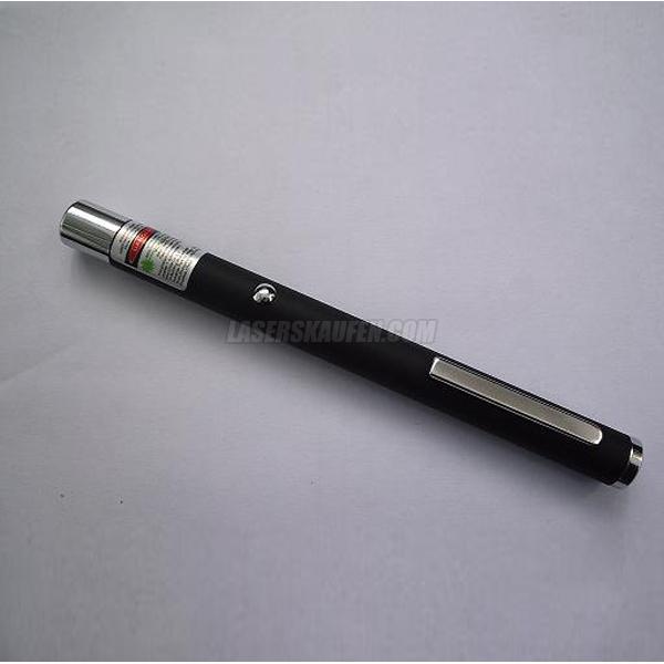 Grüner Laserpointer Stift 100mW hell mit großer Reichweite