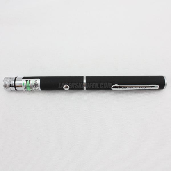 Grüner Laser Stift 20mW hell mit Aufsatz sterne