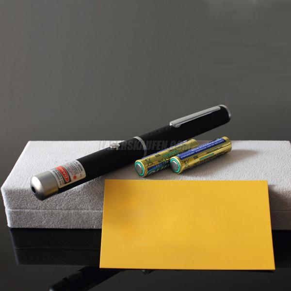 Hochleistungs brennender Laserpointer Stift 300mW Rot günstig