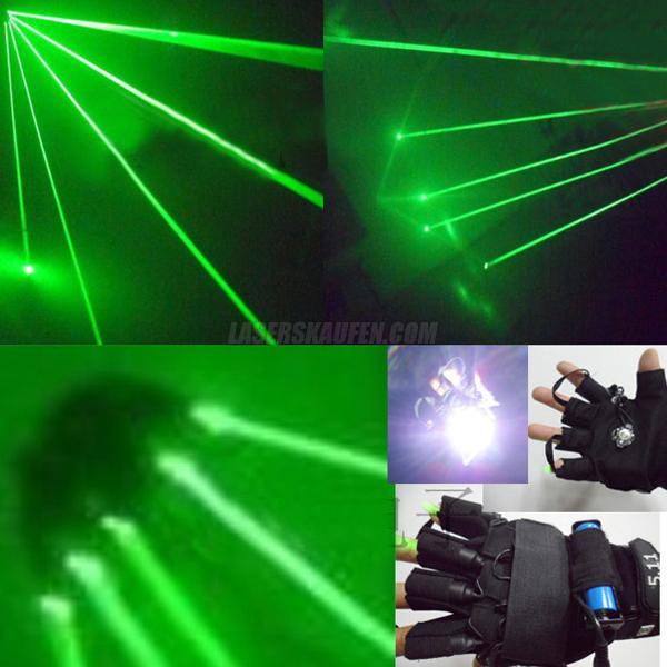 Grün 50mw Laser Handschuhe DJ Disko
