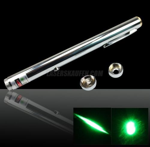 Günstige Laserpointer grün Stift 30mW mit Aufsatz Sterne HTPOW
