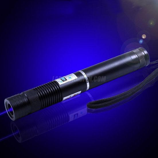 Starken Blauer Laserpointer 1000mW hochwertig mit Aufsatz sterne