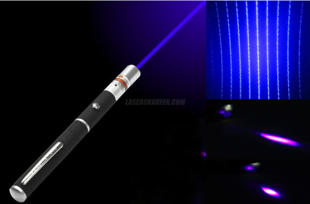 Laserpointer Stift blau violet 20mW
