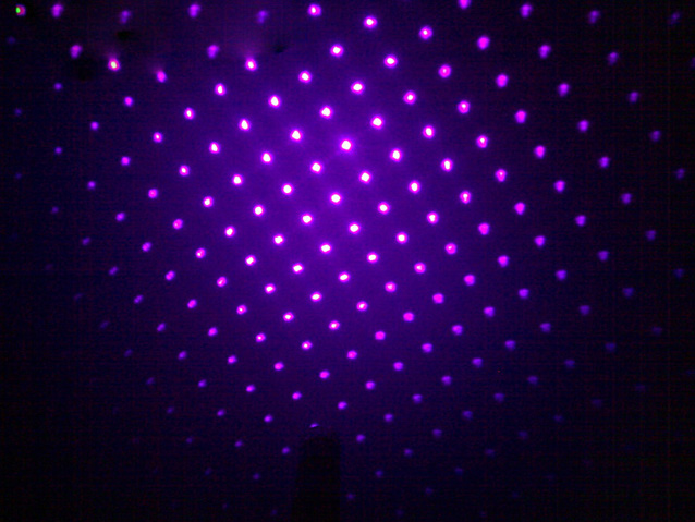 Laserpointer Violett mit Aufsatz