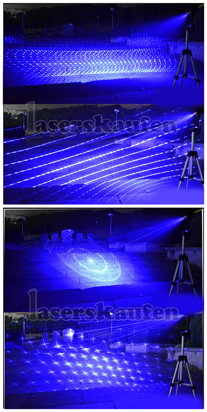 Laserpointer 3000 mW Blau 450NM